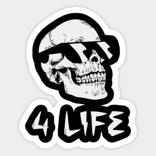 Skull 4 Life Sticker